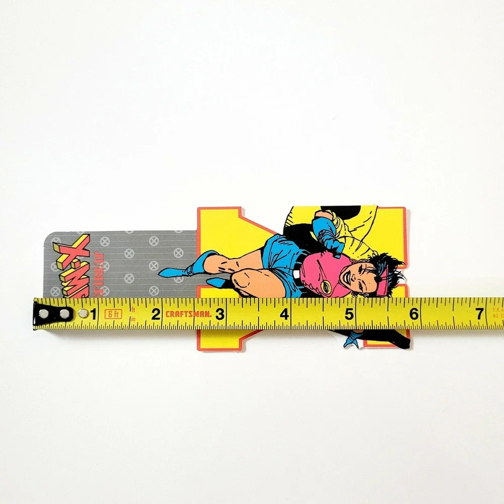 Vintage 90s X-Men Jubilee Bookmark, die-cut, Marvel, USA, 1994, Antioch KS 32387